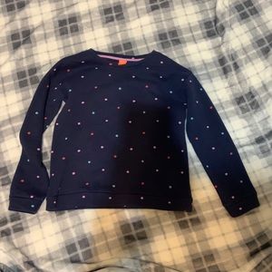 Warm polka-dot sweater